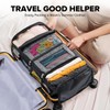 Vokelater Suitcase Organizer - Travel Luggage Hanging Shelves Packing Cube