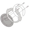 METALLIC FLANGE BF35 SPECIFICATIONS X TANK LOCK GIVI BAG