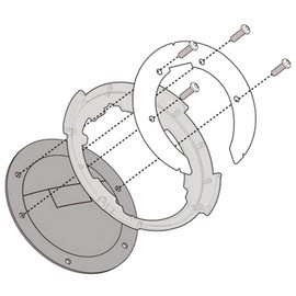 METALLIC FLANGE BF35 SPECIFICATIONS X TANK LOCK GIVI BAG