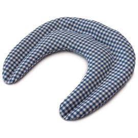 Rapeseed Neck Pillow with Chambers Blue/White - Rapeseed Pillow - Neck Pillow - Heat Cushion for Neck