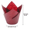 Aunifun 180 Pieces of Tulip Baking Paper Cups Cupcake Muffin