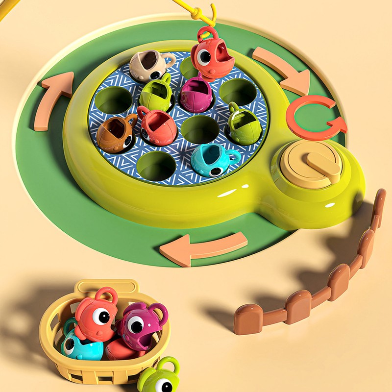 Whack Game 4 in 1 Multi Functional Toys Fishing Toy