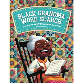 Black Grandma Word Search Book