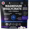 Puretrex Magnesium Glycinate 8 in 1 Complex, High Absorption Magnesium
