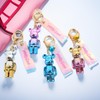 ZOIKOM Cartoon Anime Doll Cool Gradient Bear Keychain Cute Bag