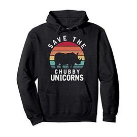 Save The Chubby Unicorn Rhino Pullover Hoodie