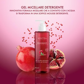 Perlier Pomegranate Micellar Gel Cleanser - Formula with 97% Natural Ingredients - 200 ml