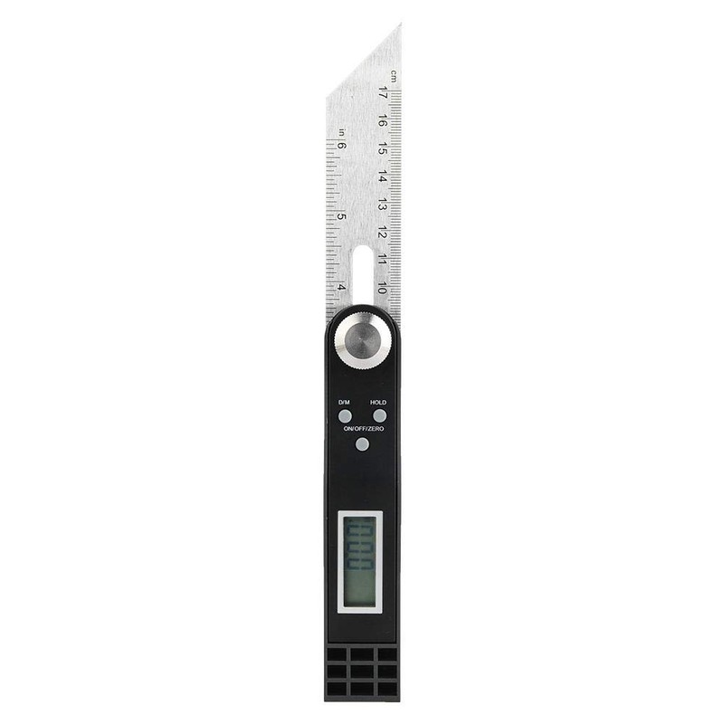 Digital T Protractor Digital Protractor and Goniometer 0~360°, Stainless Steel