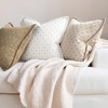 ZWJD Pillow Covers 18x18 Set of 2 Soft Polyester Textured