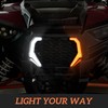 SAUTVS Grille Accent Fang Lights for RZR 1000 XP, Turn