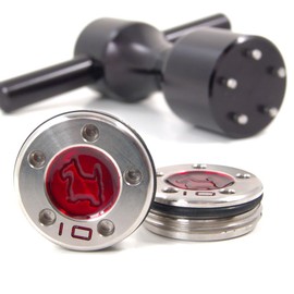 19th Hole Custom Shop 2 of 10g Red Scottie Dog Weight for Scotty Cameron Putters with Wrench Tool (Black)