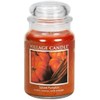 Village Candle Spiced Pumpkin Large Apothecary Jar, Scented Candle, 21.25