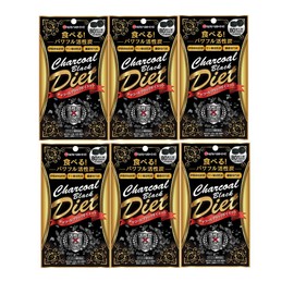 Minami Healthy Foods Charcoal Black Diet, Set of 6, 80 Tablets