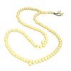thetasbih Cream 7 x 8 mm Bead Monomer Tasbih with