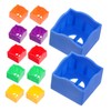 Totority 12 Pcs Snooker Chalk Holder Case Portable Plastic Pool