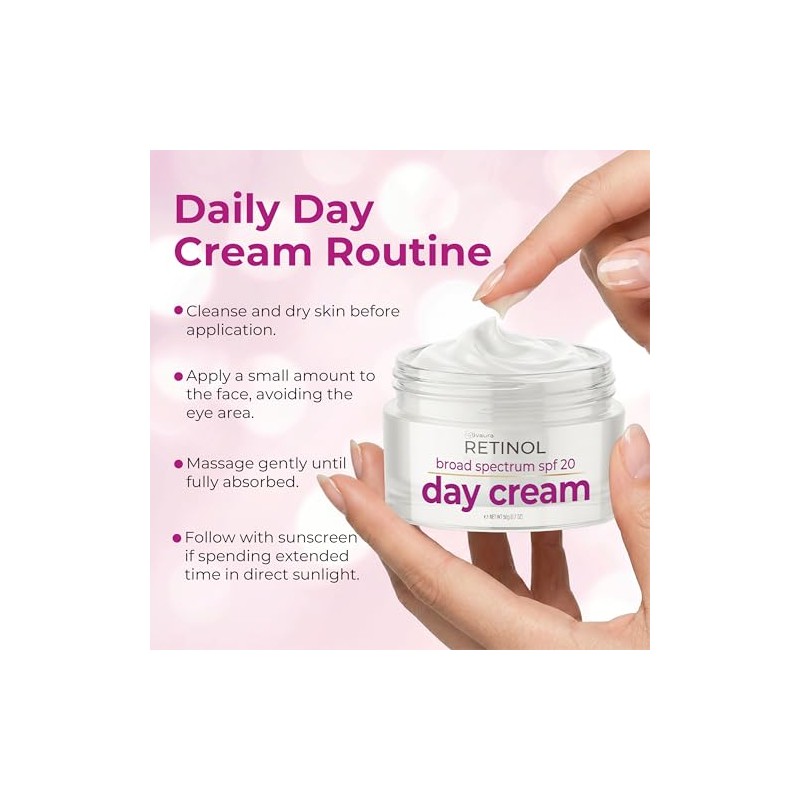 Skincare LdeL Cosmetics Retinol Day Cream, 1.7-Ounce Jar