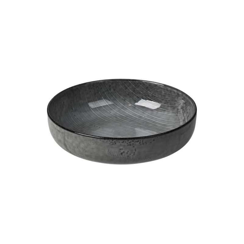broste Copenhagen Nordic Sea Deep Plate, 17 cm, Grey Green,