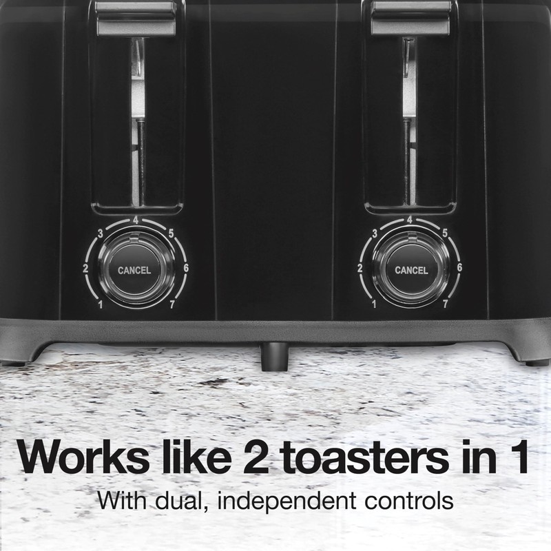 Proctor Silex 4 Slice Toaster with Extra Wide Slots for