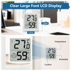 Indoor Thermometer Hygrometer LCD Room Thermometer Humidity Meter Digital Indoor
