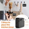 VOCOO Magnetic Kitchen Timer for Cooking with Count Up Countdown,