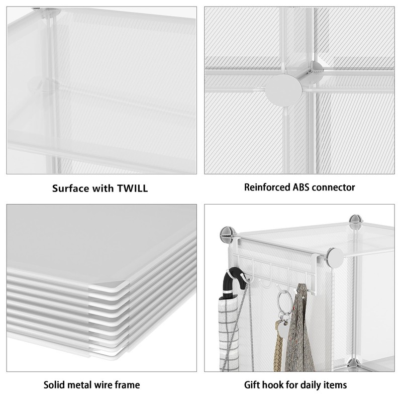 AWTATOS Cube Storage Organizer, Closet Organizers and Storage, 6 Cube