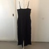 OLD NAVY SUMMER SWIM COVERUP JUMPSUIT COTTON GAUZE BLACK L