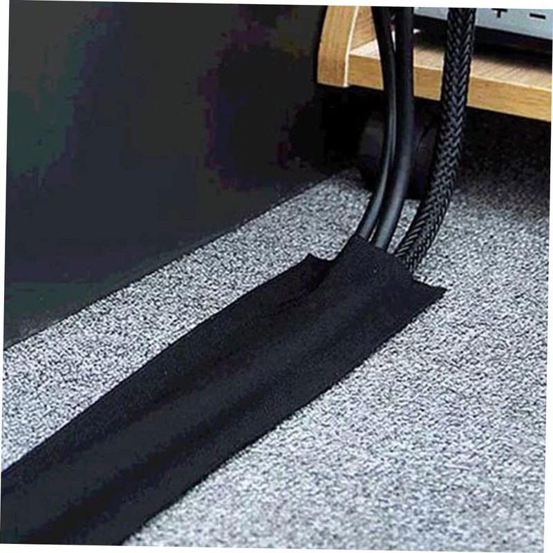TEHAUX Floor Cord Cover Cable Protector Tape Cable Management for