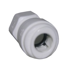 LASCO 19-6183 Push-in Fitting with 3/8-Inch OD Tube and 1/4-Inch Compression Female Thread, Plastic