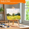 Koncci 9 Pack Stretched Canvas for Painting, Framed Blank Canvas