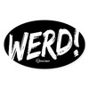 CafePress Werd Oval Sticker Oval Car Bumper Sticker