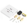 VBESTLIFE Distribution and Organization Multimedia Wall Plates Socket Panel, Composite