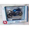 Burago Suzuki GSX R1000 R 2021 Metallic blue Motorcycle 1:18
