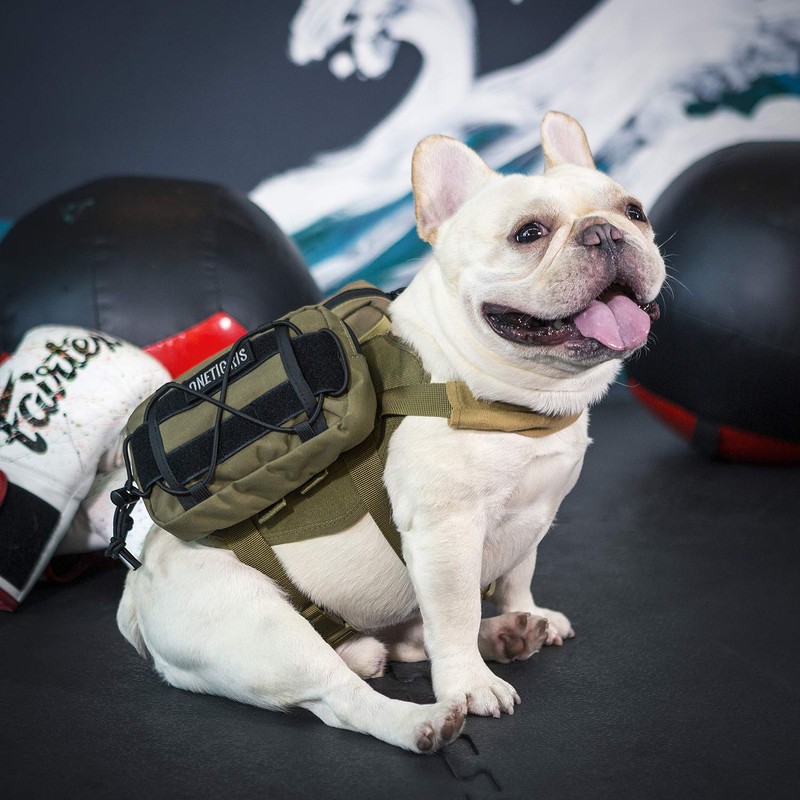 OneTigris Service Dog Vest Harness Saddle Bag Backpack Pouch, Emotional