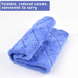 Cdycam Mascota De Peluche para Pájaros, Cabaña, Nido, Hamaca, Jaula Colgante, Nido Cálido, Tienda De Cueva para Acurrucarse Feliz (Azul) Pequeño Azul Profundo