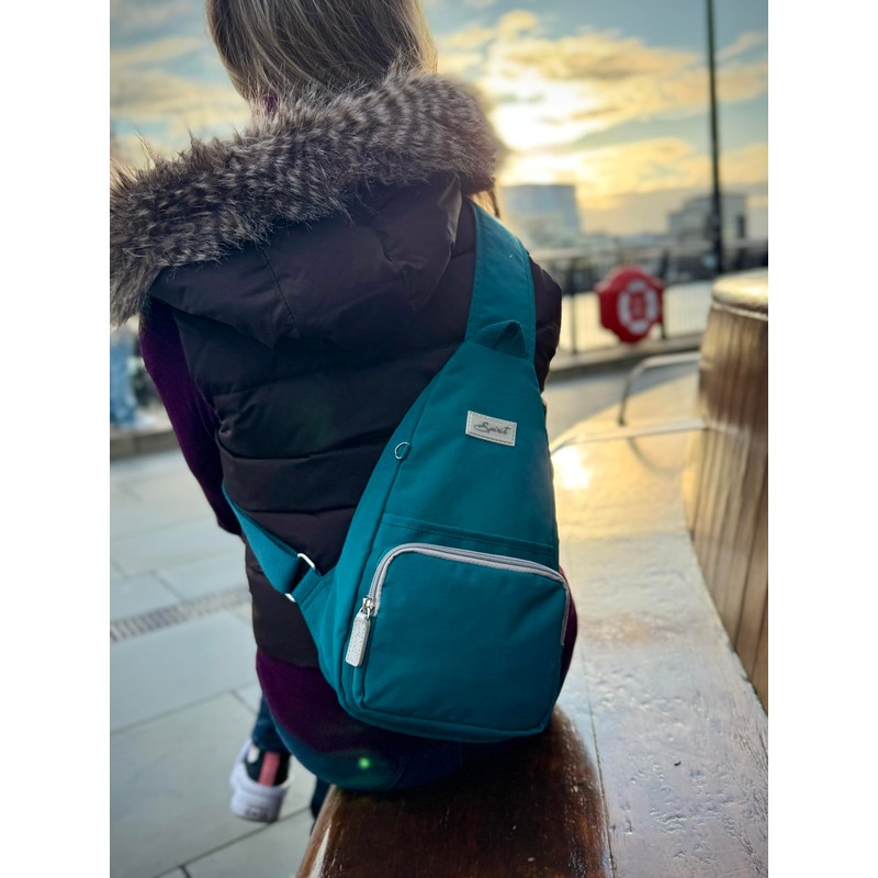 Spirit Nylon Waterproof Sling Bag Backpack - Lightweight Rucksack with