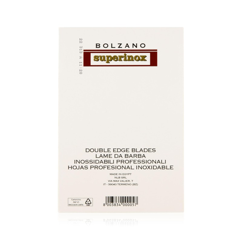 Bolzano, Bolzano Razor Blades, 100 Pack
