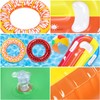 4 Pack Inflatable Pool Floats Fruit Tube Rings, Pool Floats