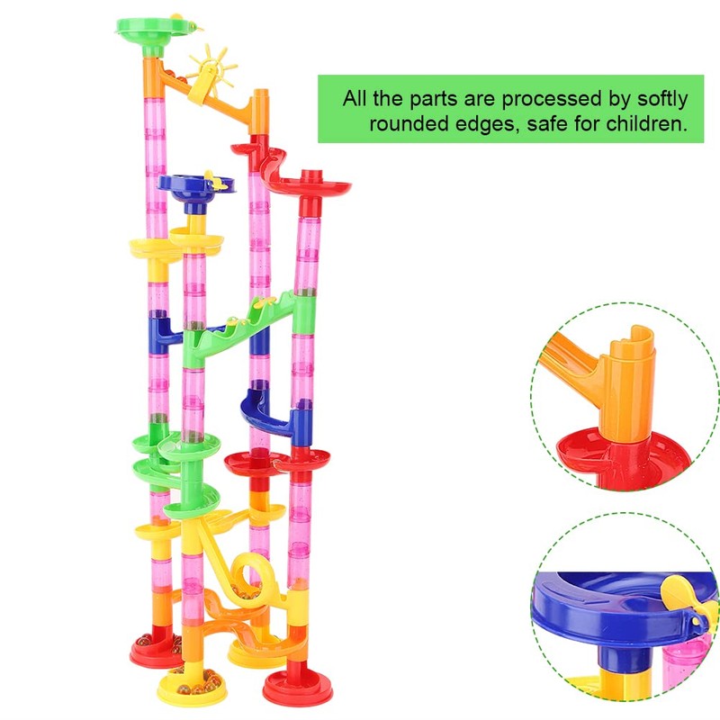 Track Marble Toy, Track Blocks Marble Softly Rounded Edges Develop