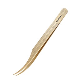 Ms.Queen Lash Extension Tweezers-Dolphin Shape Tip Isolation Tweezers for Classic Volume Eyelash Extensions