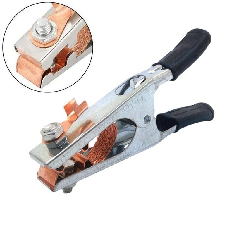 ZHOMAIFU Welding Machine Ground Clamp 500A Electroplated Welding Earth Clip