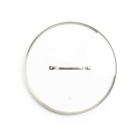 Blue Diamond 8.5” Universal Tempered Glass Lid, Frying Pan Skillet, Sauté, Saucepan, Stockpot, Oven Safe to 350°F, Dishwasher Safe, Stainless Steel Handle, Clear