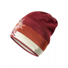 DALE OF NORWAY Geilolia Merino Wool Beanie Hat - Made in Norway - 48261-V-01 / Marroon