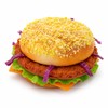Artificial HamburgerRealistic Fake Food Display Faux Burger Bread Model for