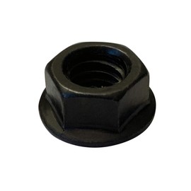 Small Parts 14NRBZ 1/4"-20 Serrated Flange Hex Lock Nuts Case Hardened HR15N 78/90 Black Zinc and Bake (Pack of 50)