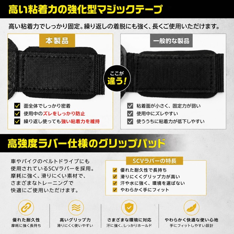 [Amazon.co.jp Exclusive] Body Tech Power Grip Muscle Training High Weight