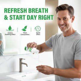 Tonsil Stone Remover Mouthwash,Oral Rinse for Fresh Breath & Dry Mouth, Natural Herbal Extract Formula, Alcohol-Free
