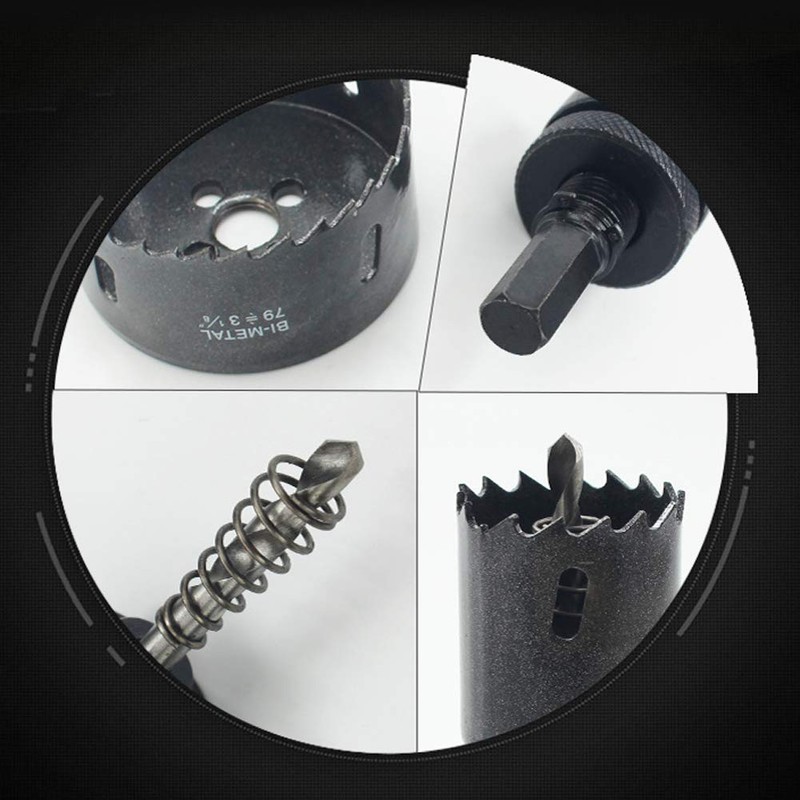 Dreneco 63mm Hole Saw, Metal Hole Cutter with Hexagon Adapter