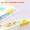 LOHUANIXIX Index Clips, 4 Colors, Set of 12 Memo Clips,
