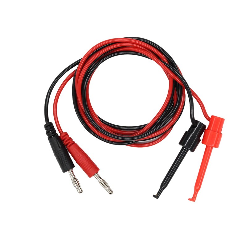 3 Pairs 4mm Banana Plug to Test Hook Wire Red