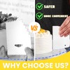 10 PCS Notched Plastic Trowels, Flexible Glue Spreader, Plastic Trowel